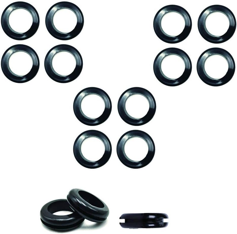 EASYEAH Store Rubber Grommet for Wiring 1-3/16 in Panel Hole, 1 in ID-Eyelet Ring Gasket Firewall Grommet Automotive, Hole Grommets for Metal Electric Box, Wires Cables Hoses Protection, 15 Pcs, 25x30 mm - Image 1